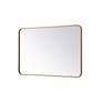 7_Evermore Brass Metal 24" x 36" Vanity Wall Mirror more views