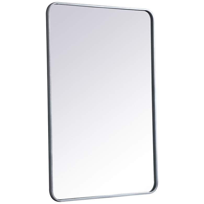Image 5 Evermore Silver 27" x 40" Rectangular Vanity Mirror more views