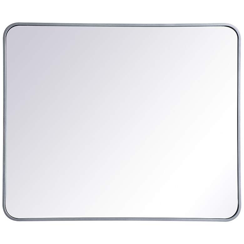 Image 2 Evermore Silver 30" x 36" Rectangular Vanity Wall Mirror