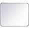 Evermore Silver 30" x 36" Rectangular Vanity Wall Mirror