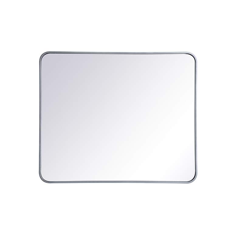 Image 4 Evermore Silver 30" x 36" Rectangular Vanity Wall Mirror more views