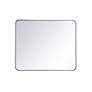 4_Evermore Silver 30" x 36" Rectangular Vanity Wall Mirror more views