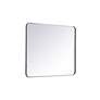 6_Evermore Silver 30" x 36" Rectangular Vanity Wall Mirror more views