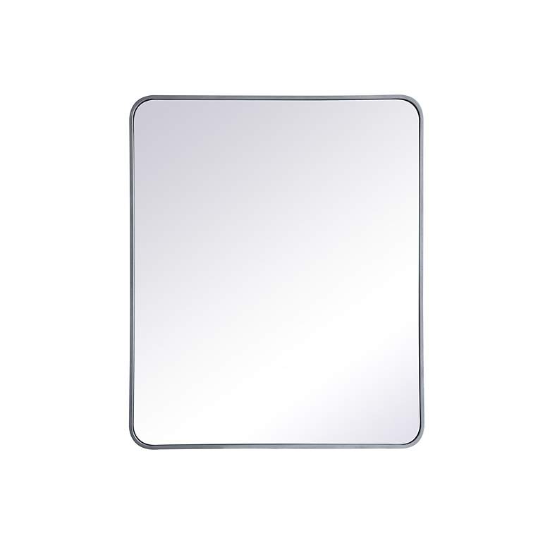 Image 7 Evermore Silver 30" x 36" Rectangular Vanity Wall Mirror more views