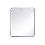 7_Evermore Silver 30" x 36" Rectangular Vanity Wall Mirror more views