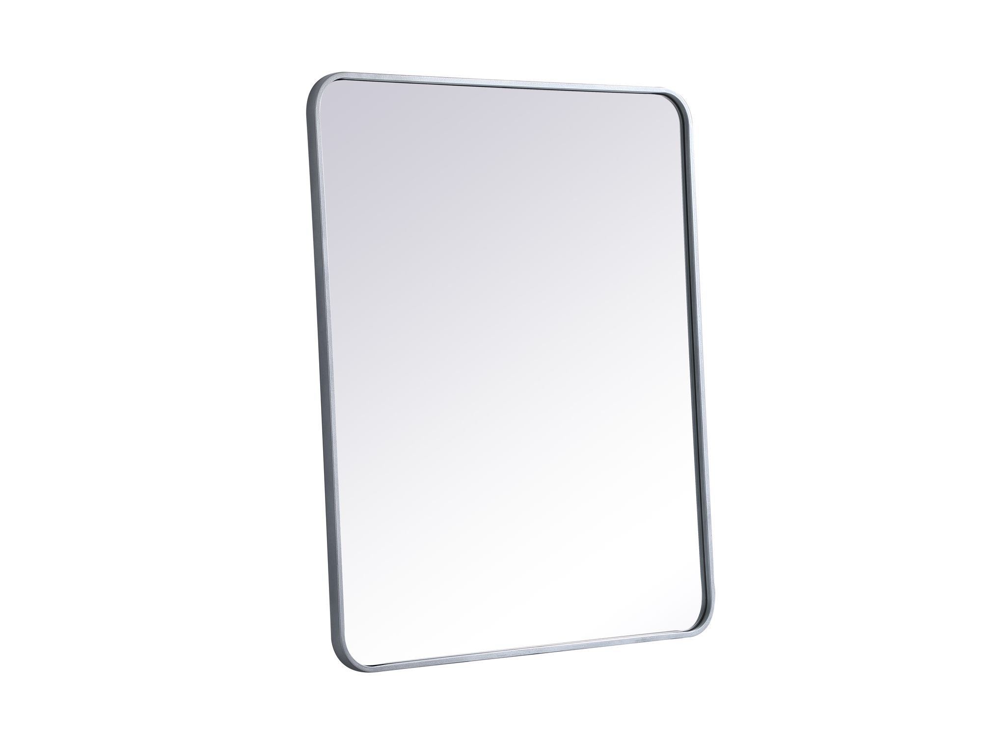 Evermore Silver 30" x 36" Rectangular Vanity Wall Mirror