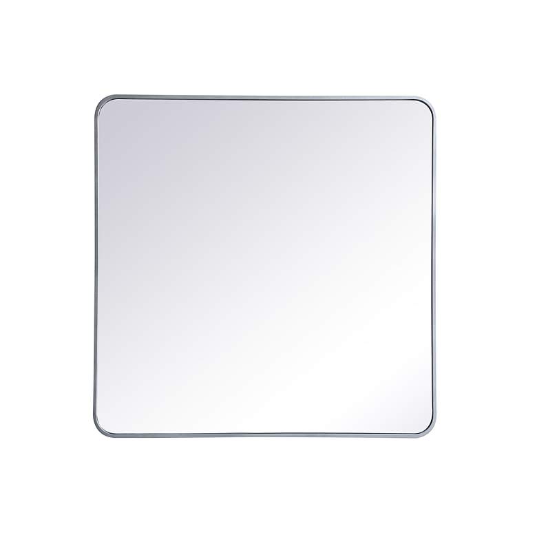 Image 4 Evermore Silver 36" Square Vanity Wall Mirror more views