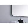 5_Evermore Silver 36" Square Vanity Wall Mirror more views