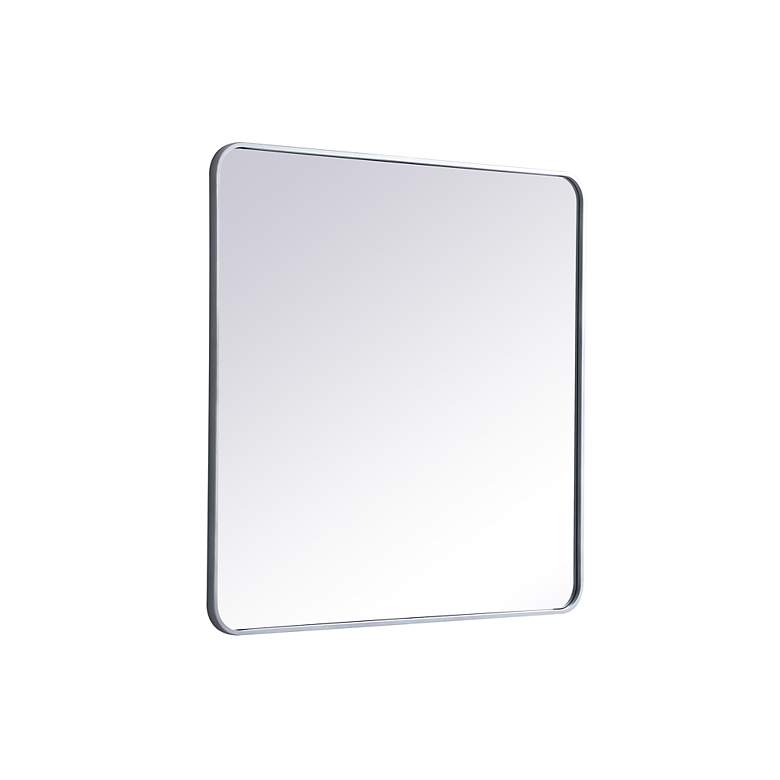 Image 6 Evermore Silver 36" Square Vanity Wall Mirror more views