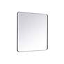 6_Evermore Silver 36" Square Vanity Wall Mirror more views