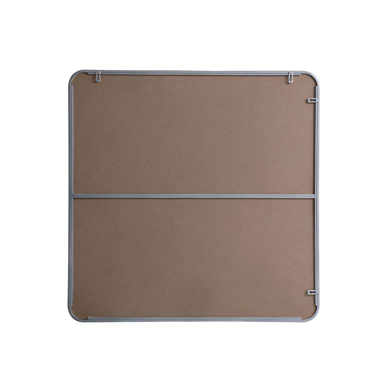 Image 7 Evermore Silver 36" Square Vanity Wall Mirror more views