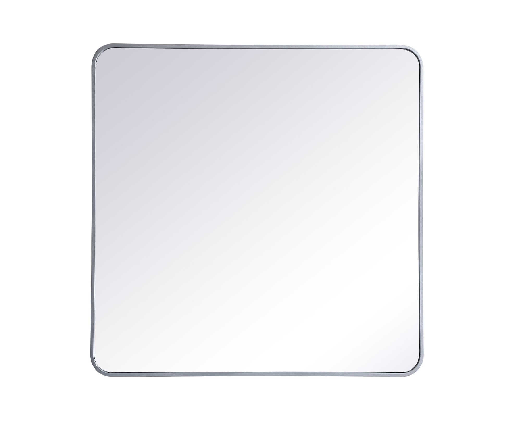 Evermore Silver 36" Square Vanity Wall Mirror