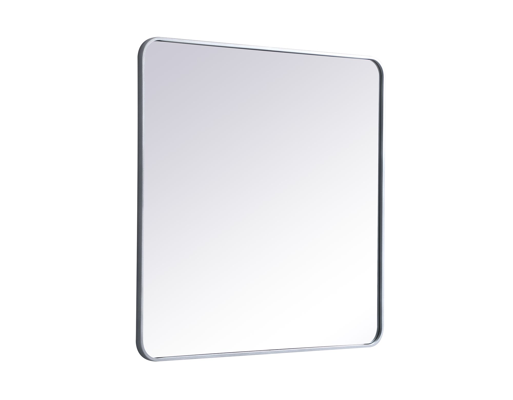 Evermore Silver 36" Square Vanity Wall Mirror