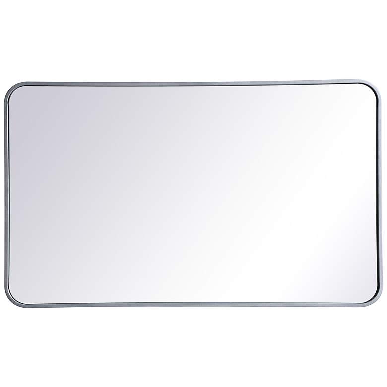 Image 2 Evermore Silver 40" x 24" Rectangular Wall Mirror