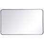 2_Evermore Silver 40" x 24" Rectangular Wall Mirror