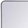 3_Evermore Silver 40" x 24" Rectangular Wall Mirror more views