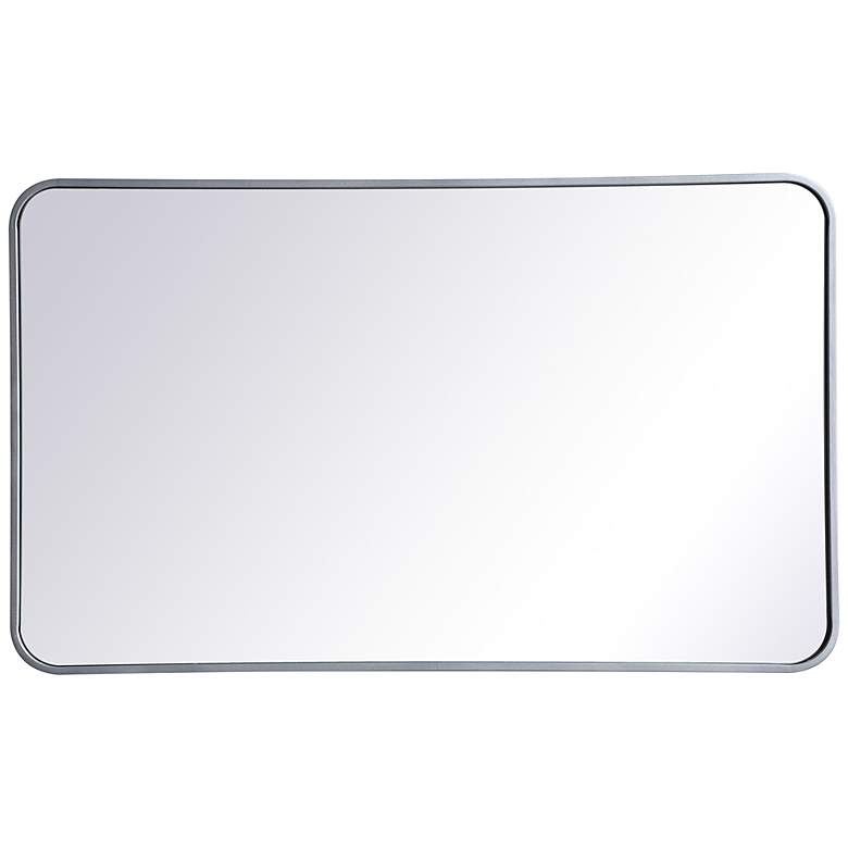 Image 5 Evermore Silver 40" x 24" Rectangular Wall Mirror more views