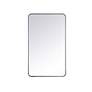 5_Evermore Silver 40" x 24" Rectangular Wall Mirror more views