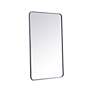 6_Evermore Silver 40" x 24" Rectangular Wall Mirror more views