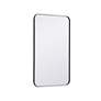 5_Evermore Silver Metal 18" x 30" Vanity Wall Mirror more views