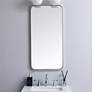 2_Evermore Silver Metal 18" x 36" Rectangular Wall Mirror