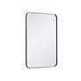 5_Evermore Silver Metal 20" x 30" Vanity Wall Mirror more views