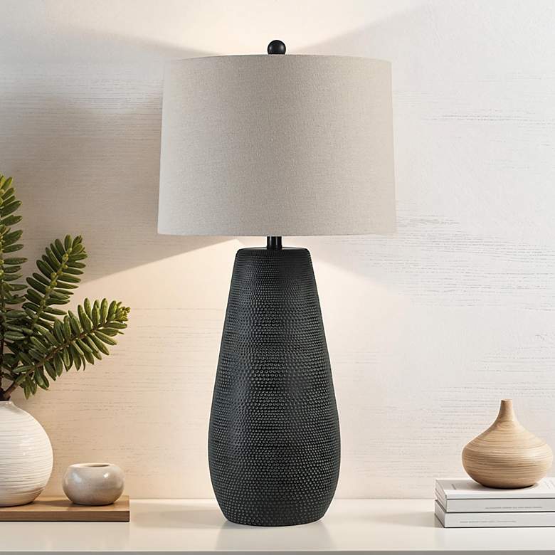 Image 1 Everren Cipria 31.5" Height Table Lamp, Black