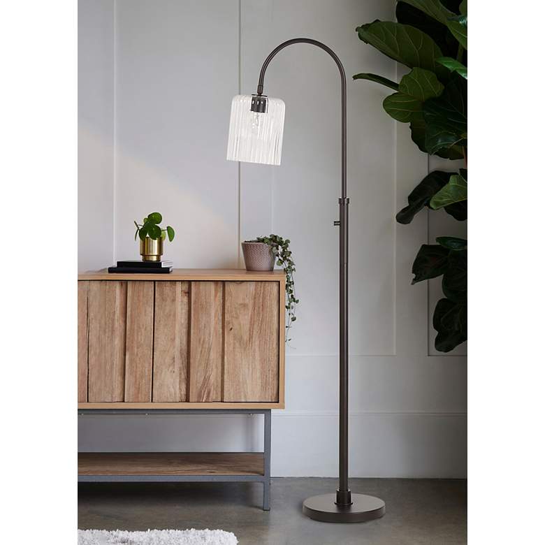 Image 1 Everren Danae 62.5" Height Floor Lamp, Black