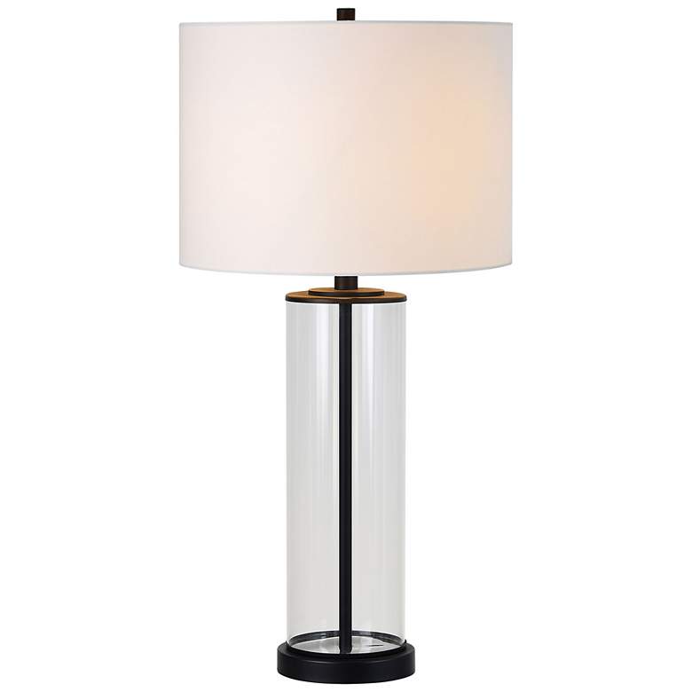 Image 5 Everren Desdemona 28" Length Table Lamp- Set of two, Clear and Matte b more views