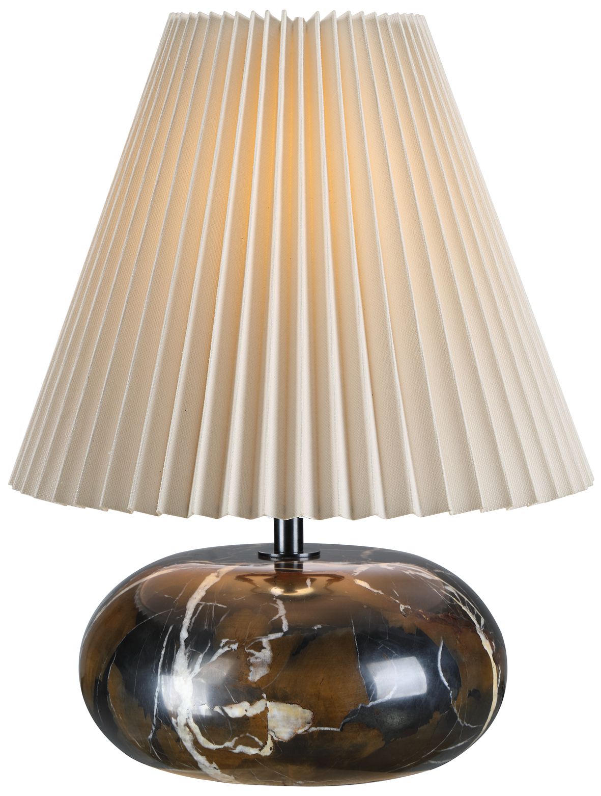 Image 5 Everren Dorato Table Lamps with Drum Linen Shade (Set of 2) more views