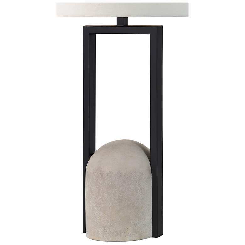 Image 3 Everren Florah 27.75" Length Table Lamp, Matte Black more views