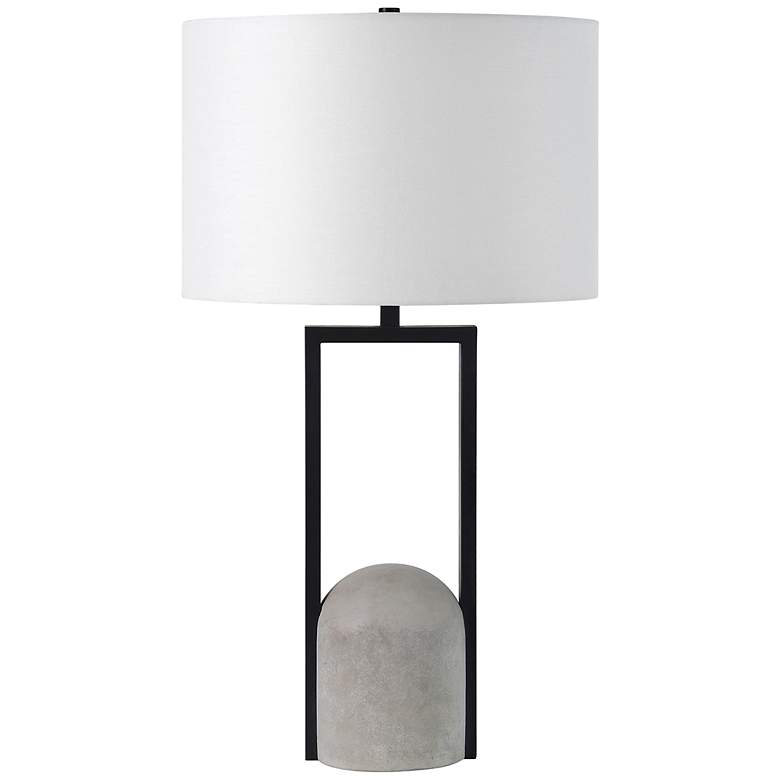 Image 4 Everren Florah 27.75" Length Table Lamp, Matte Black more views