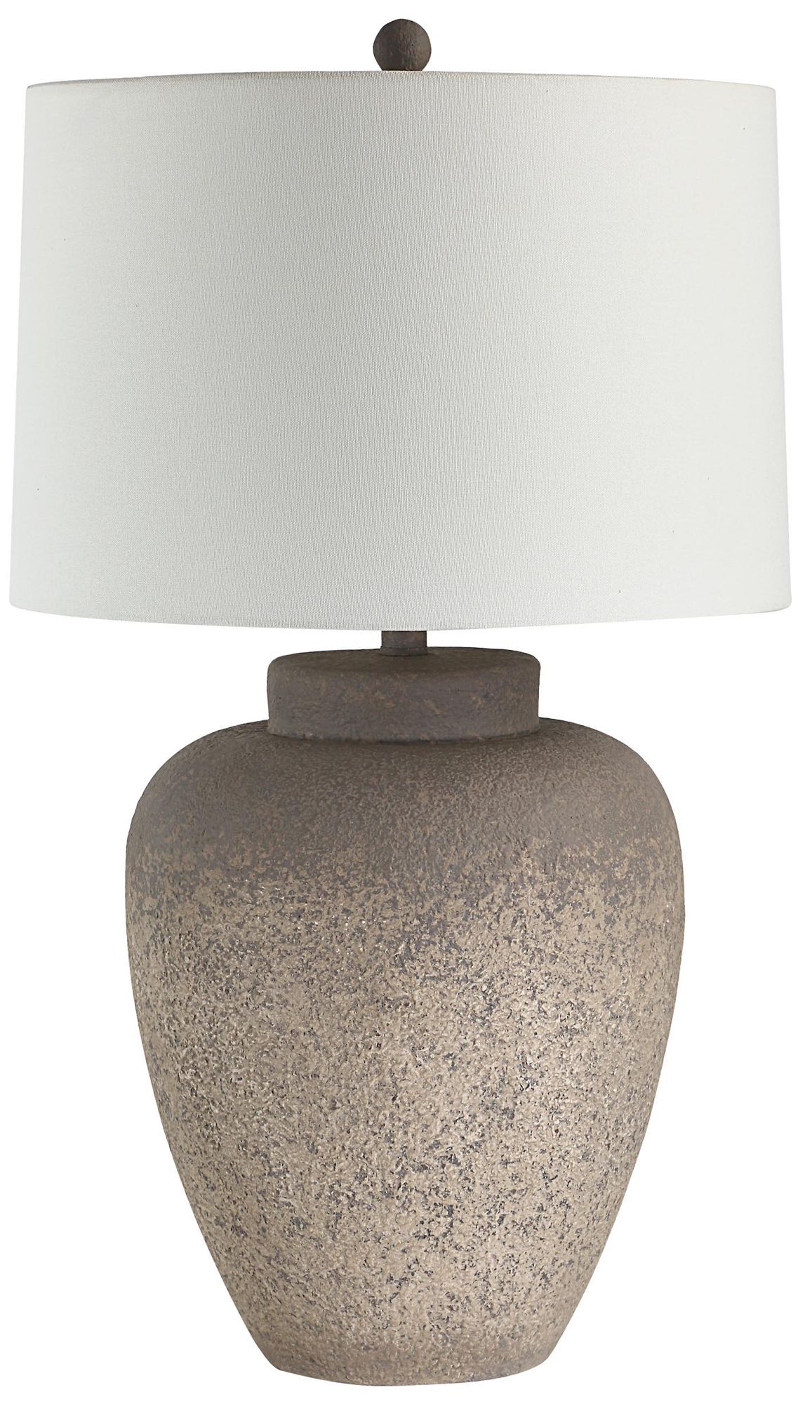 Image 2 Everren Lattuga 28.5" Height Table Lamp, Cream