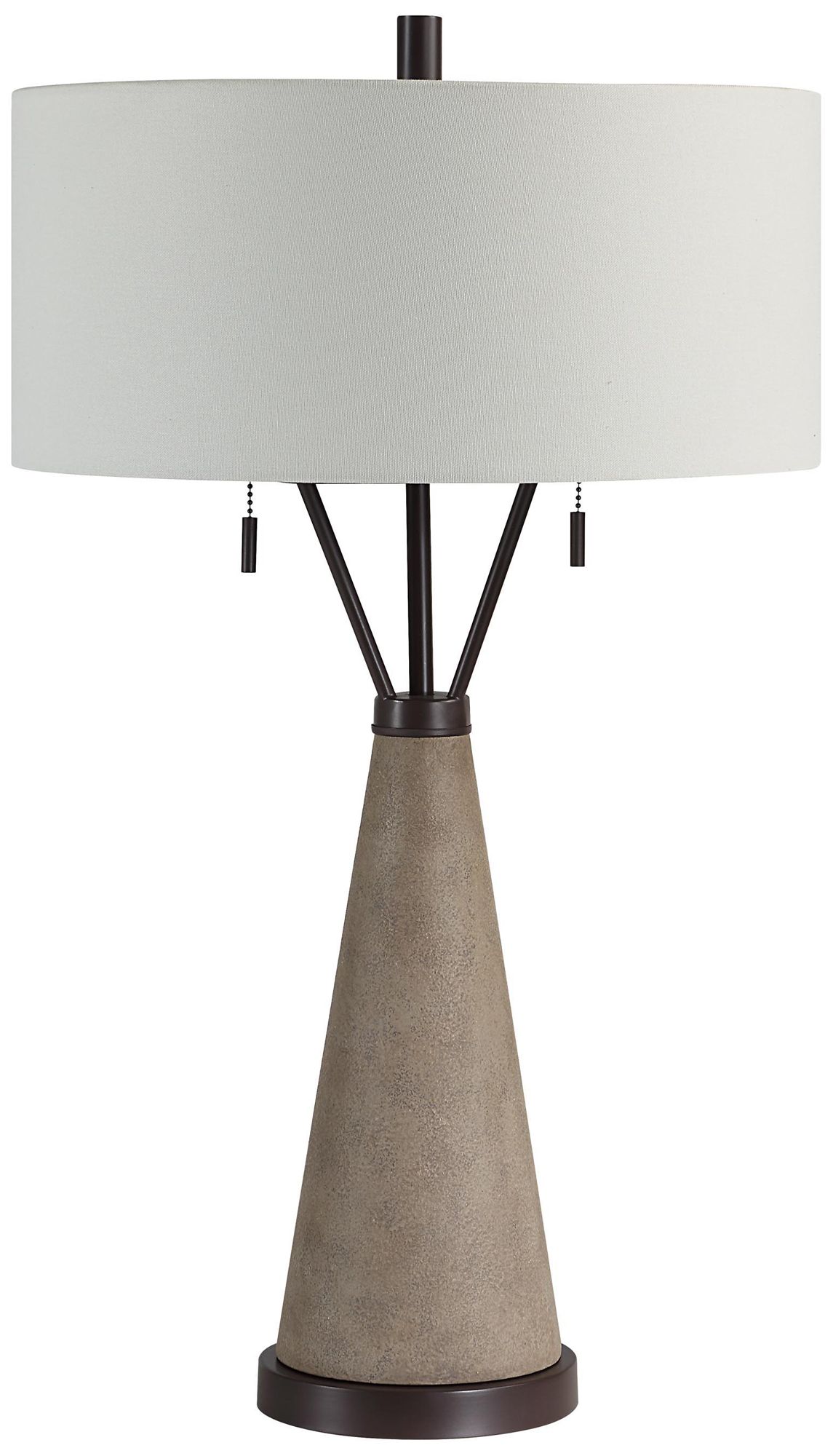Image 2 Everren Lourdes 29.25" Height Table Lamp, Brown