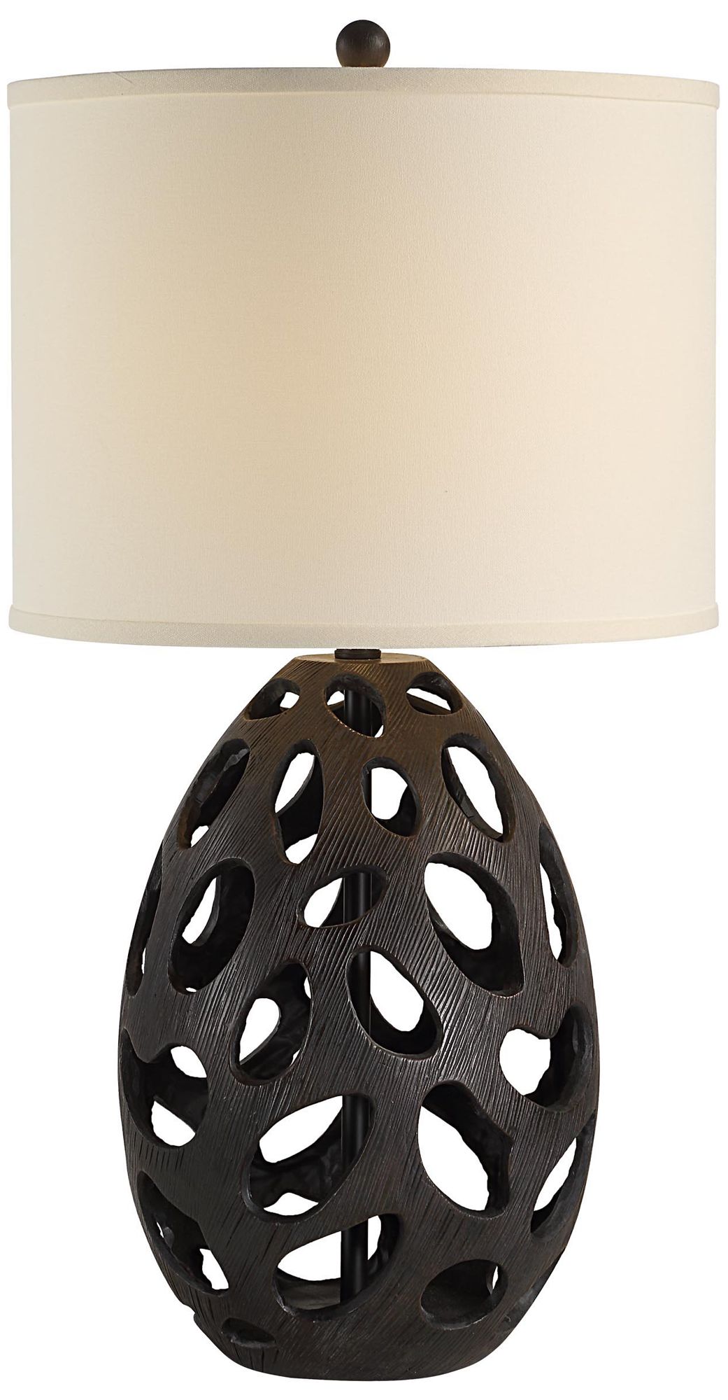 Image 4 Everren Loxley 30" Height Table Lamp, Brown more views