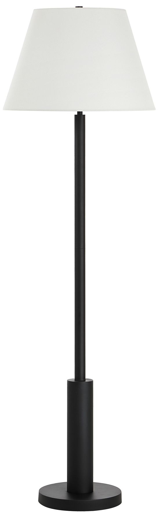 Image 3 Everren Lucerna Floor Lamp with Tapered Linen Shade more views