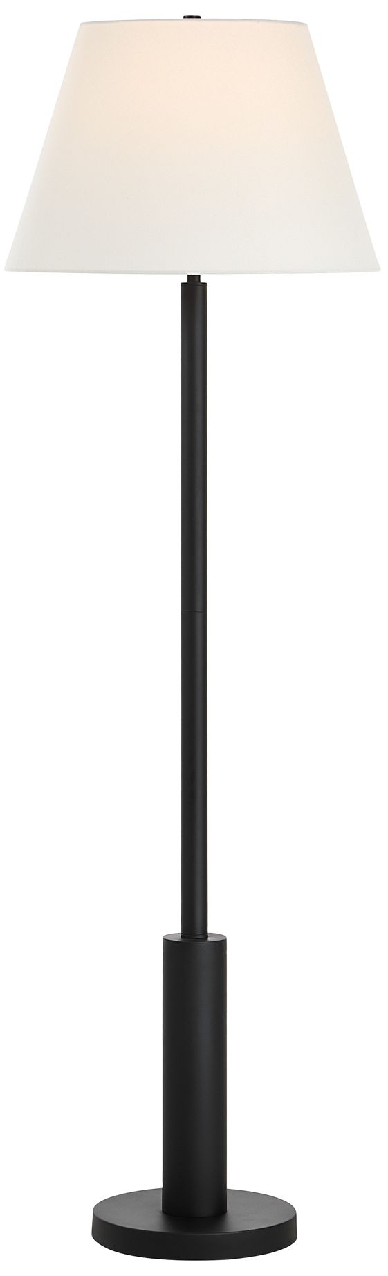 Image 5 Everren Lucerna Floor Lamp with Tapered Linen Shade more views