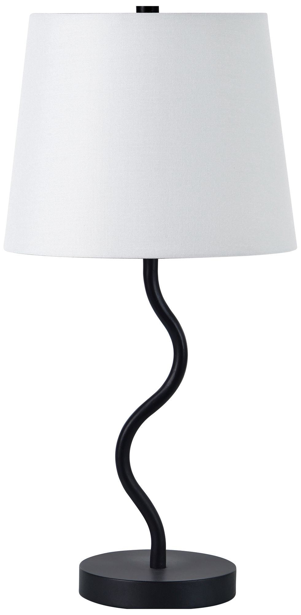 Image 2 Everren Mayssa 19.75" Length Table Lamp, Matte Black
