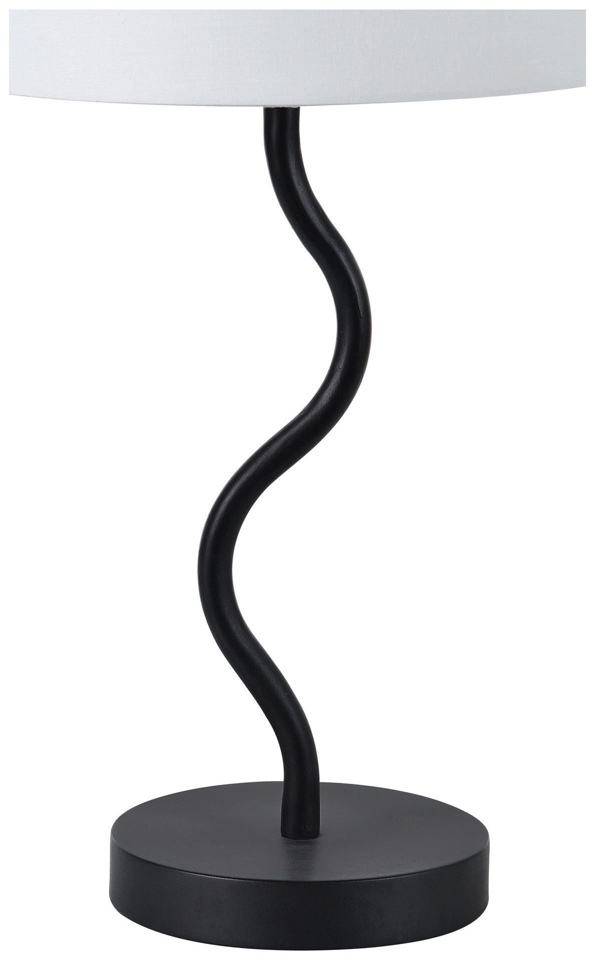 Image 4 Everren Mayssa 19.75" Length Table Lamp, Matte Black more views