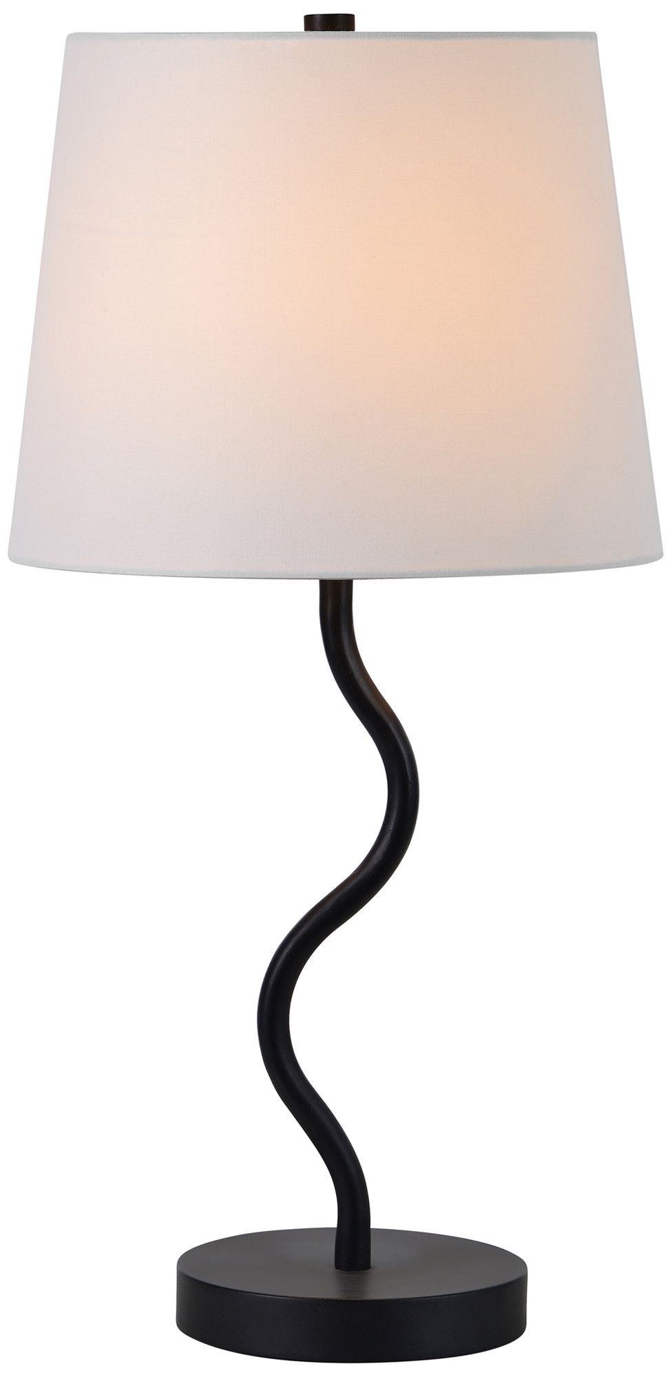 Image 5 Everren Mayssa 19.75" Length Table Lamp, Matte Black more views