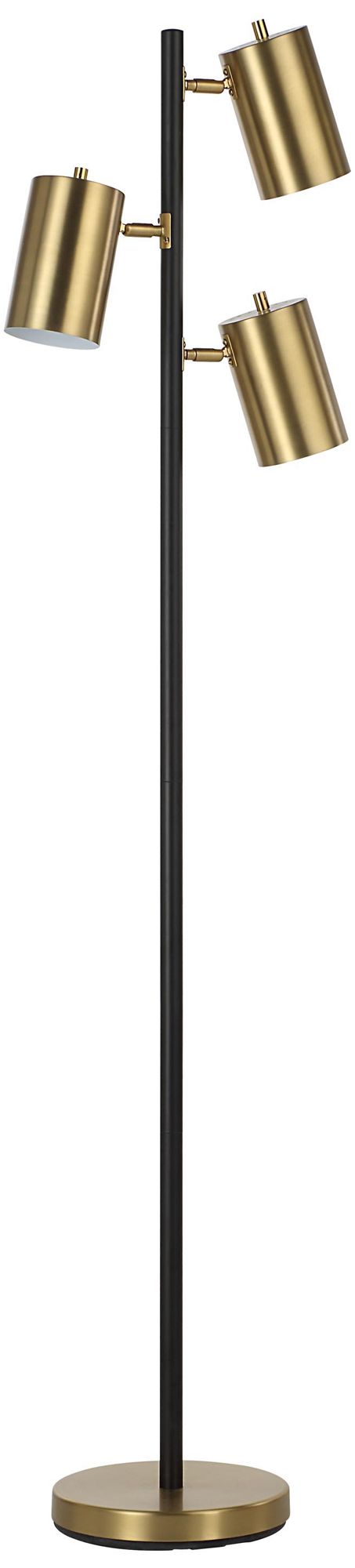 Image 4 Everren Mosaic 63.5" Height Floor Lamp, Yellow more views