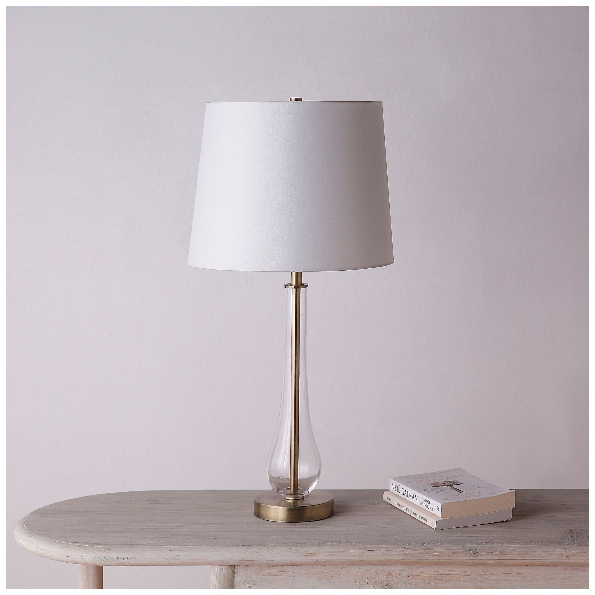 Image 2 Everren Nabi 26.5" Length Table Lamp- Set of two, Antique Brass more views