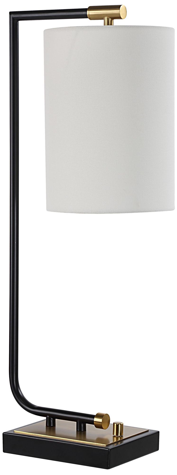Image 2 Everren Perlato 28" Height Table Lamp, Black