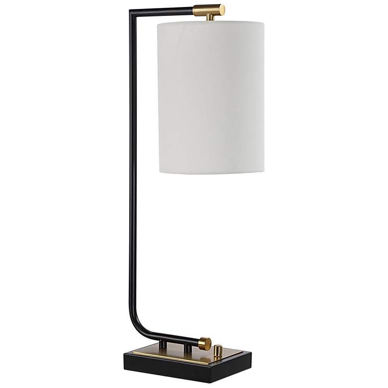 Image 2 Everren Perlato 28" Height Table Lamp, Black