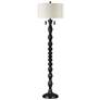 2_Everren Phyllis 75.75" Height Floor Lamp, Black