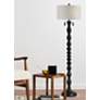 1_Everren Phyllis 75.75" Height Floor Lamp, Black