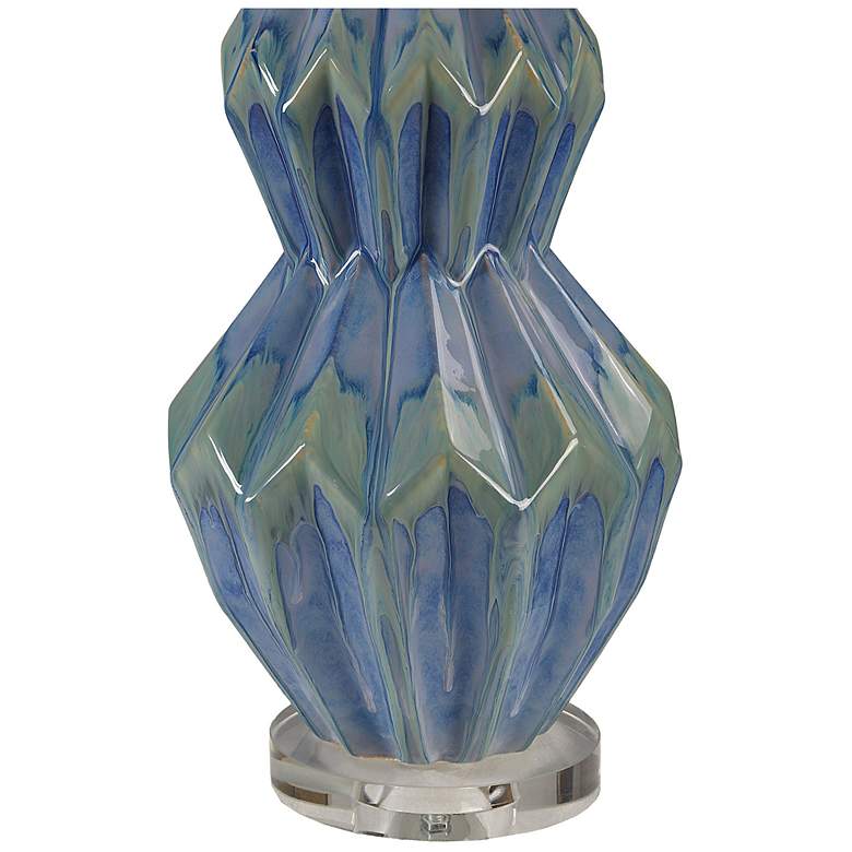 Image 3 Everren Serres 29.44" Height Table Lamp, Blue more views