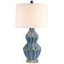 4_Everren Serres 29.44" Height Table Lamp, Blue more views