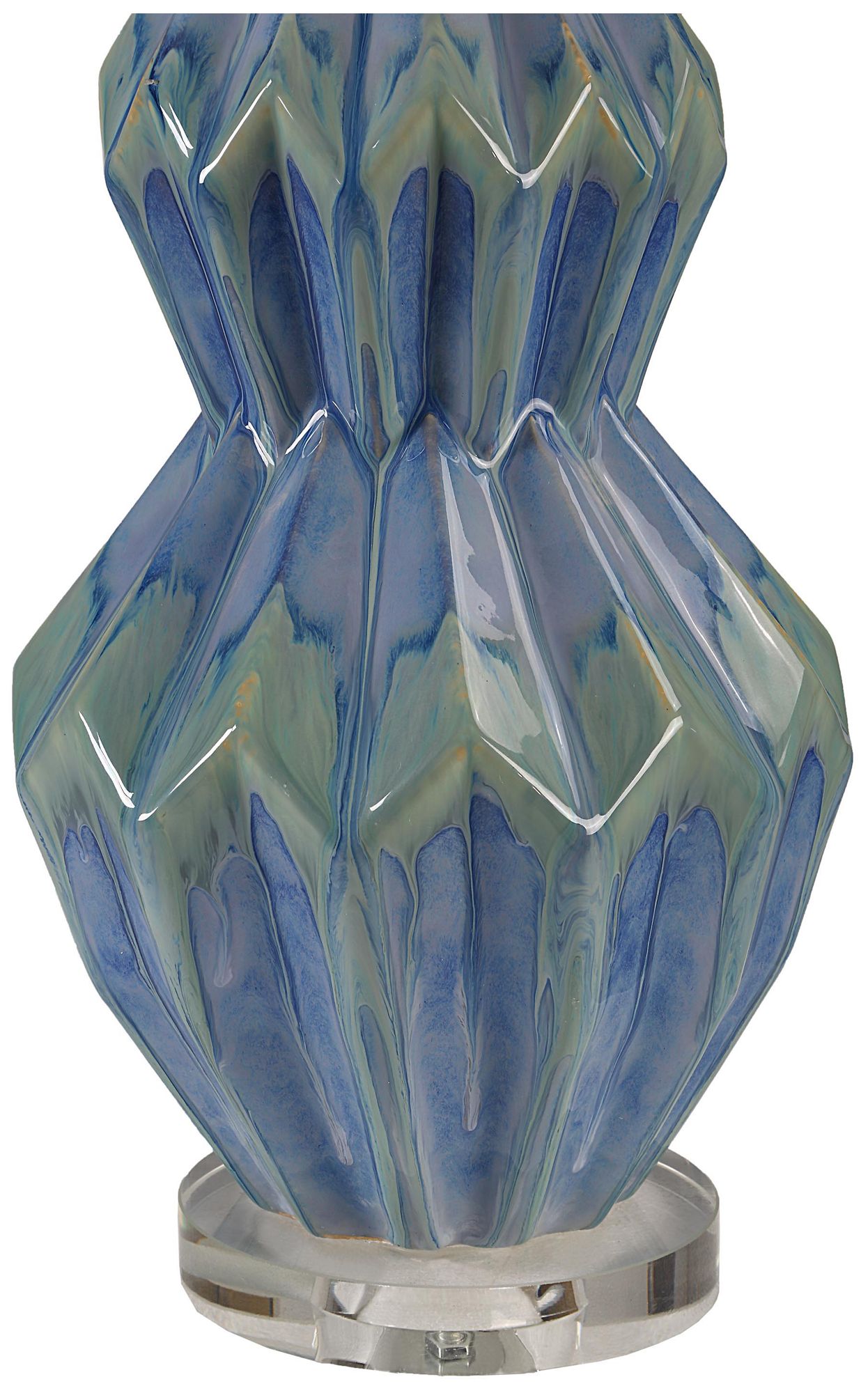 Image 3 Everren Serres 29.44" Height Table Lamp, Blue more views