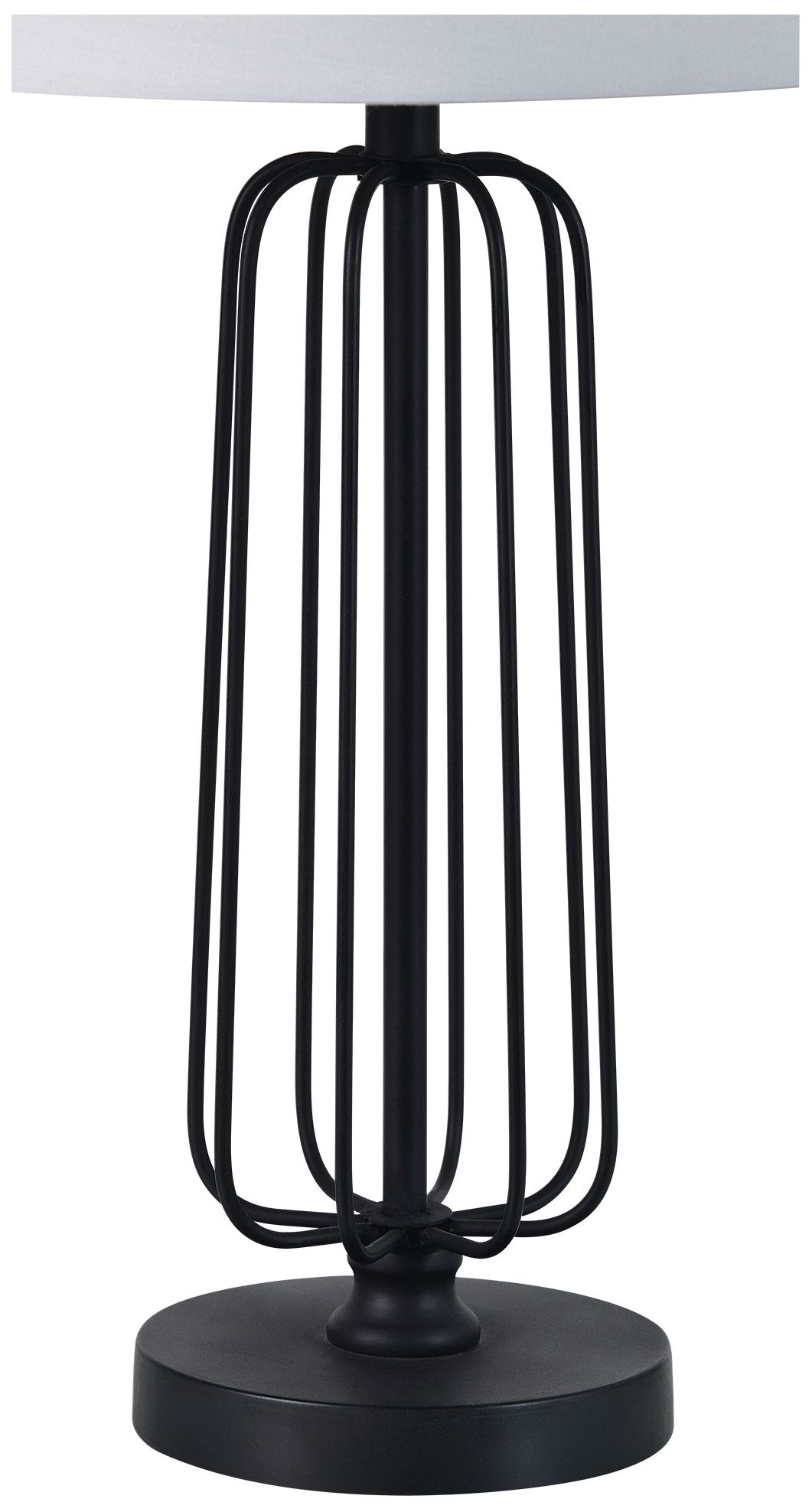 Image 3 Everren Shadia 24.75" Length Table Lamp- Set of two, Matte Black more views